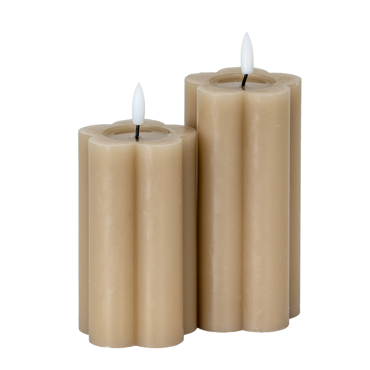 Luxe Collection Natural Glow 2.75x5 Stone LED Candle - image 3