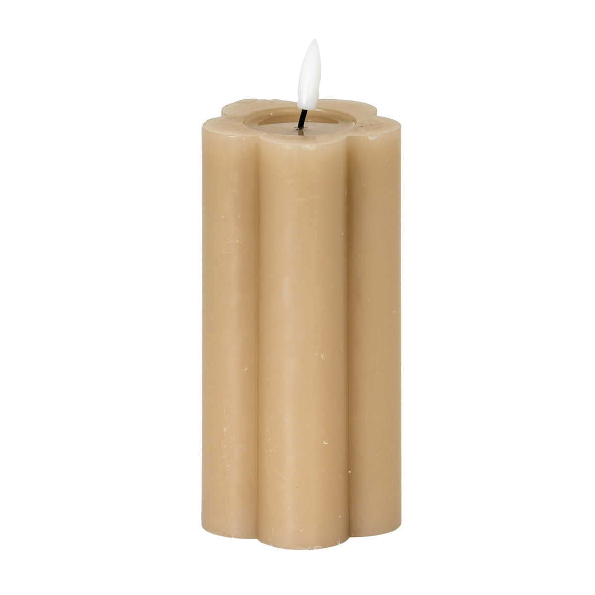 Luxe Collection Natural Glow 2.75x6 Stone LED Candle - image 1