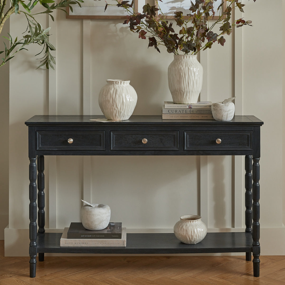 Contour Collection 3 Drawer Console - image 1
