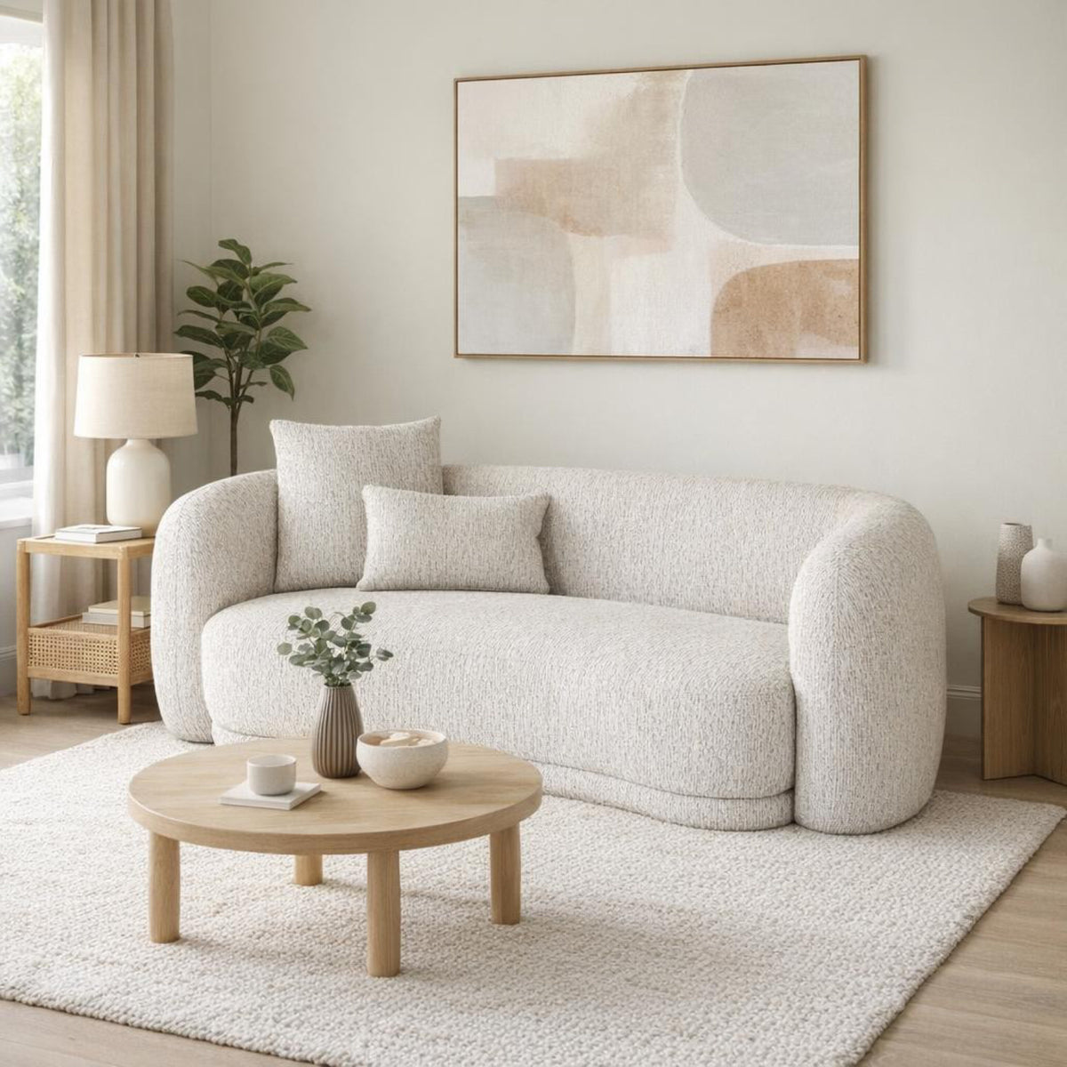 Sorelle Two Seater Sofa With Cushions - image 1