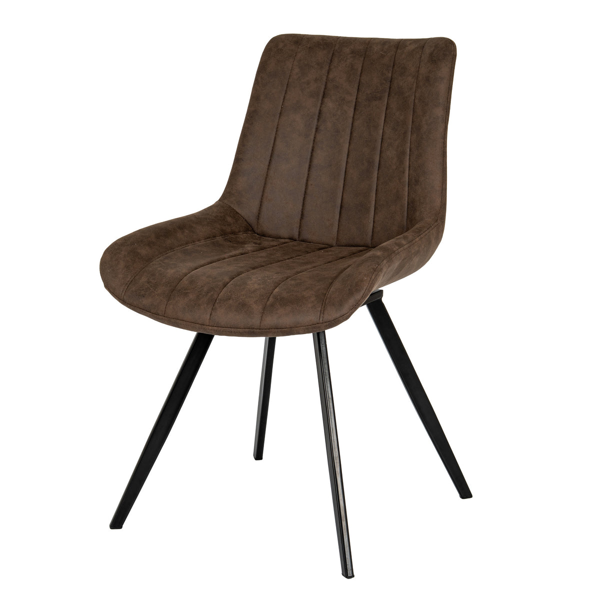 Malmo Coffee Swivel Dining Chair - image 2