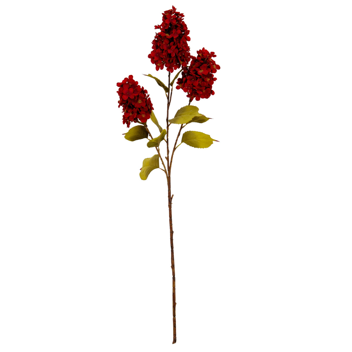 Dark Red Spear Hydrangea Spray - image 4
