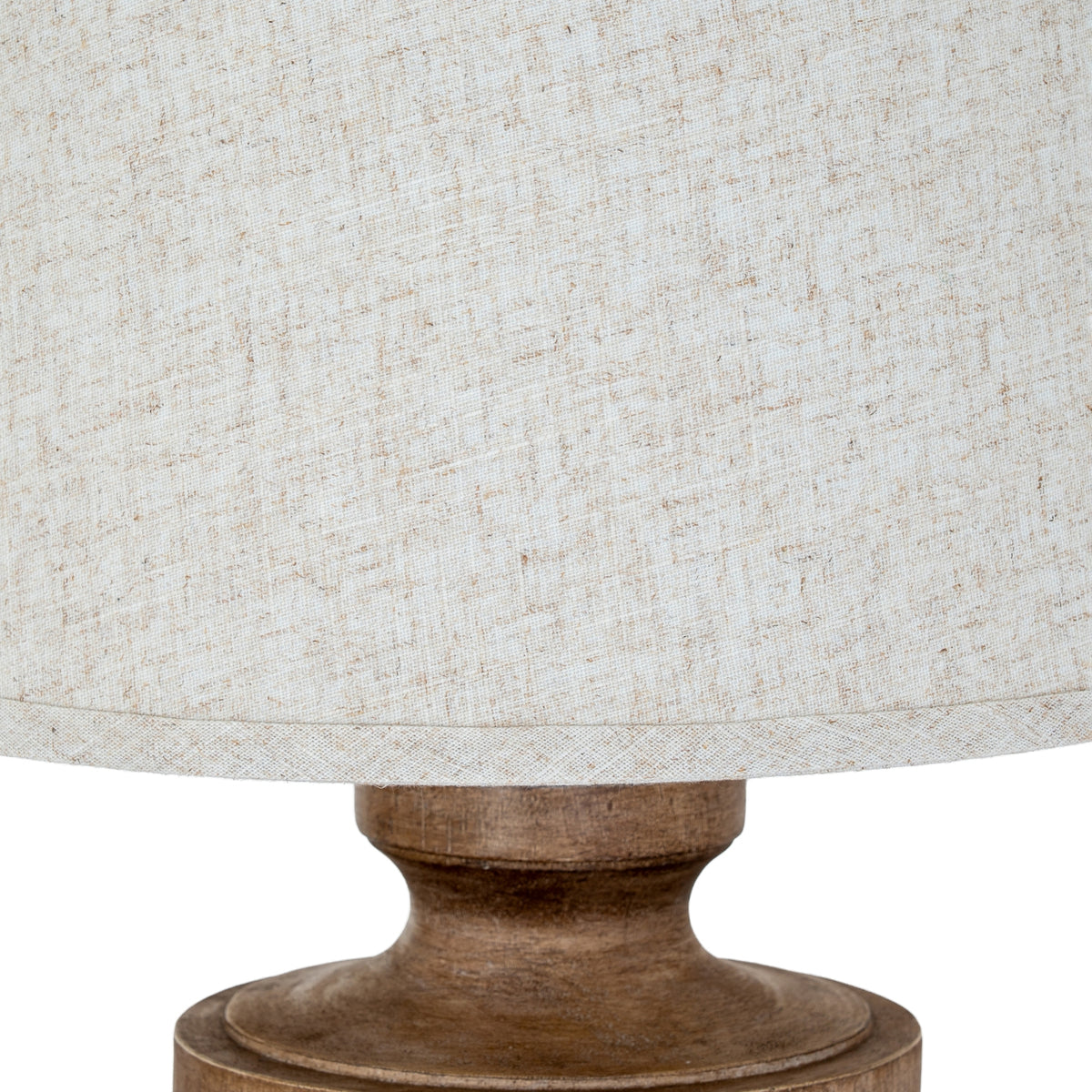 Tassora Table Lamp With Edged Linen Shade - image 3