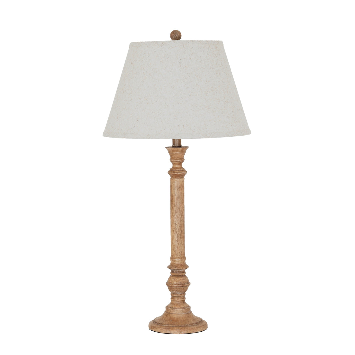 Solenne Table Lamp With Edged Linen Shade - image 2