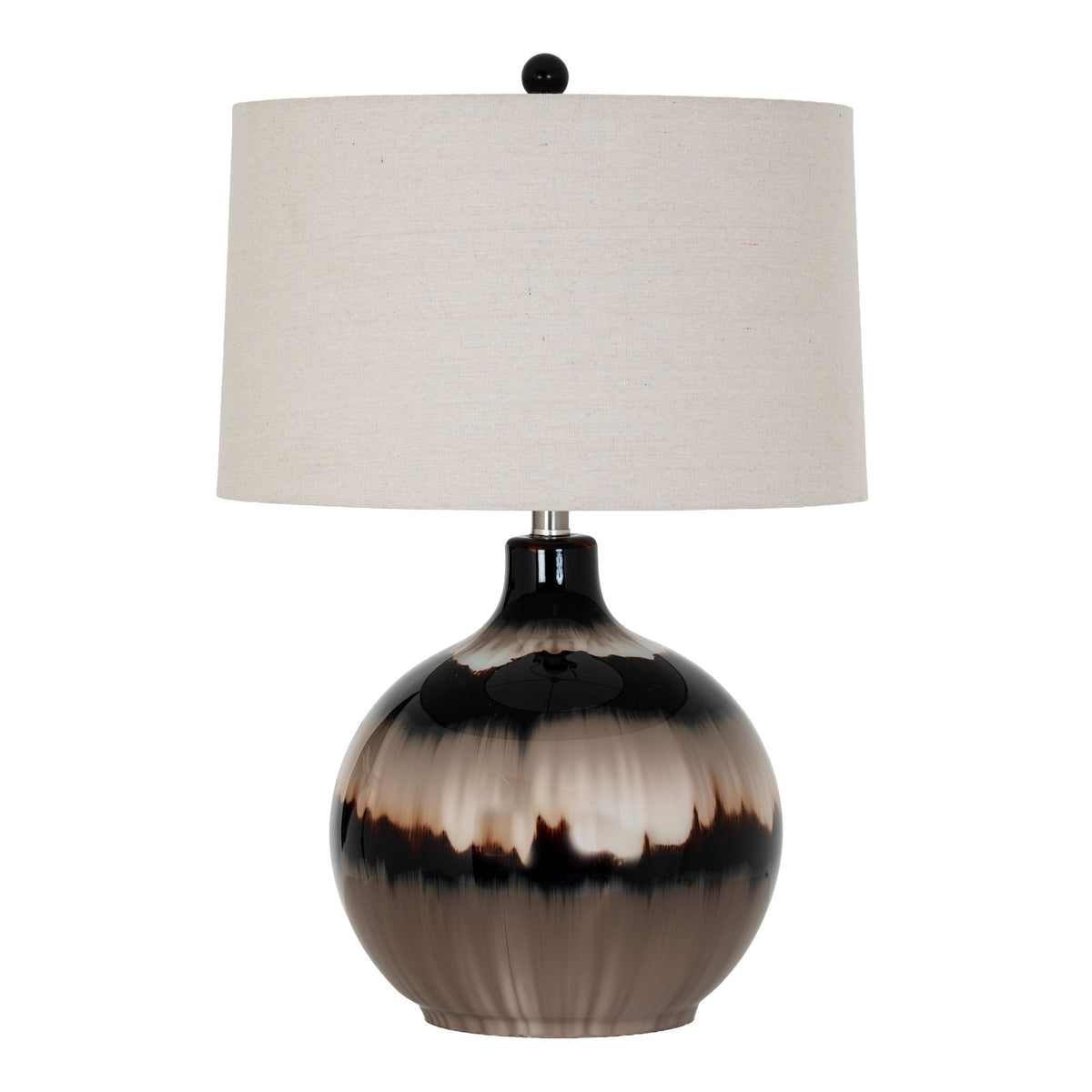 Sepia Shadows Table Lamp With Linen Shade - image 3