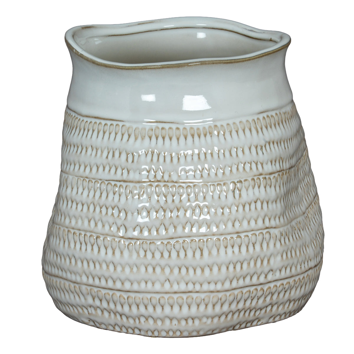 Tava Wide Hewn Vase - image 1
