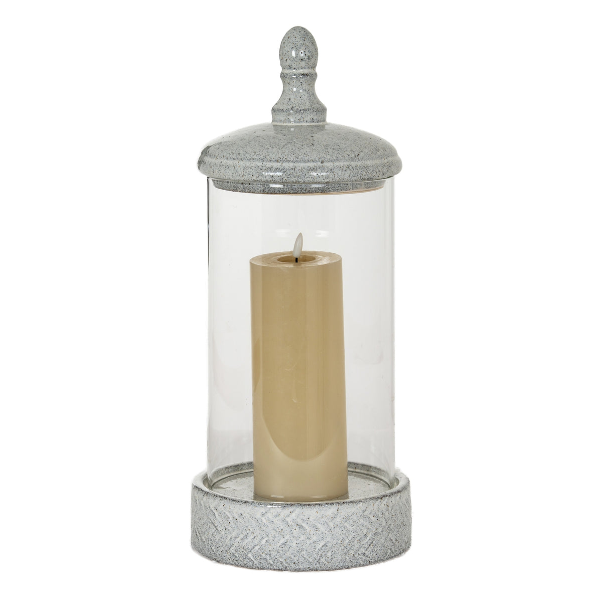 Sona Large Hurricane Lantern With Lid - image 2