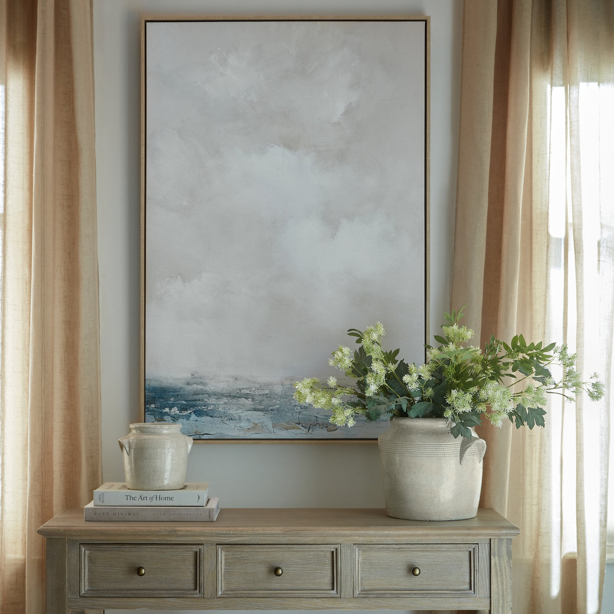 Stratos Hand Painted Canvas In Frame - image 1