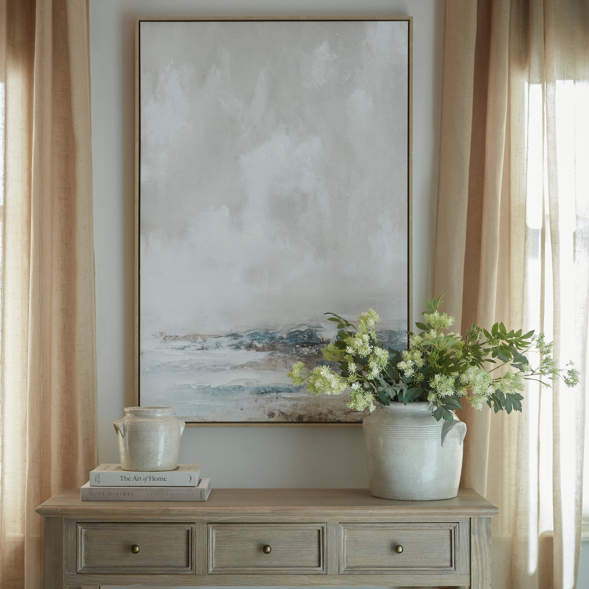 Veydra Hand Painted Canvas In Frame - image 1
