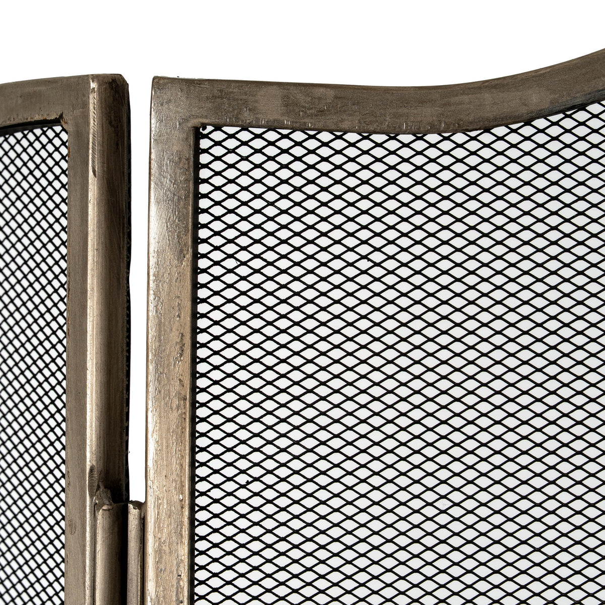 Antiqued Silver Large  Fire Screen - image 3