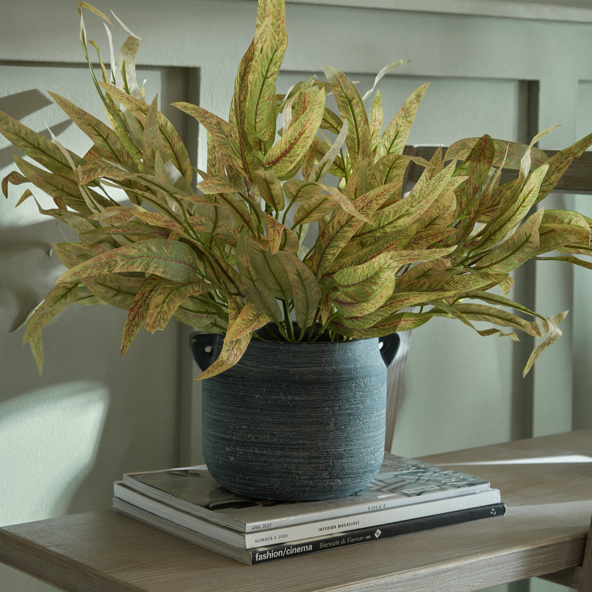 Variegated Long Leaf Eucalyptus Spray - image 1