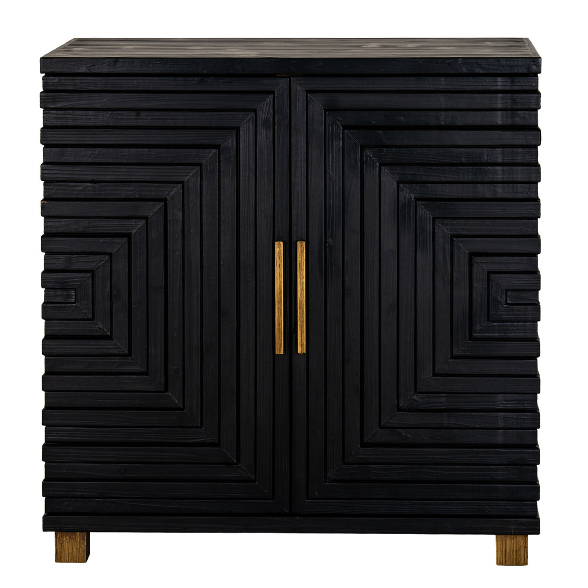 Lennox Black 2 Door Small Sideboard - image 3