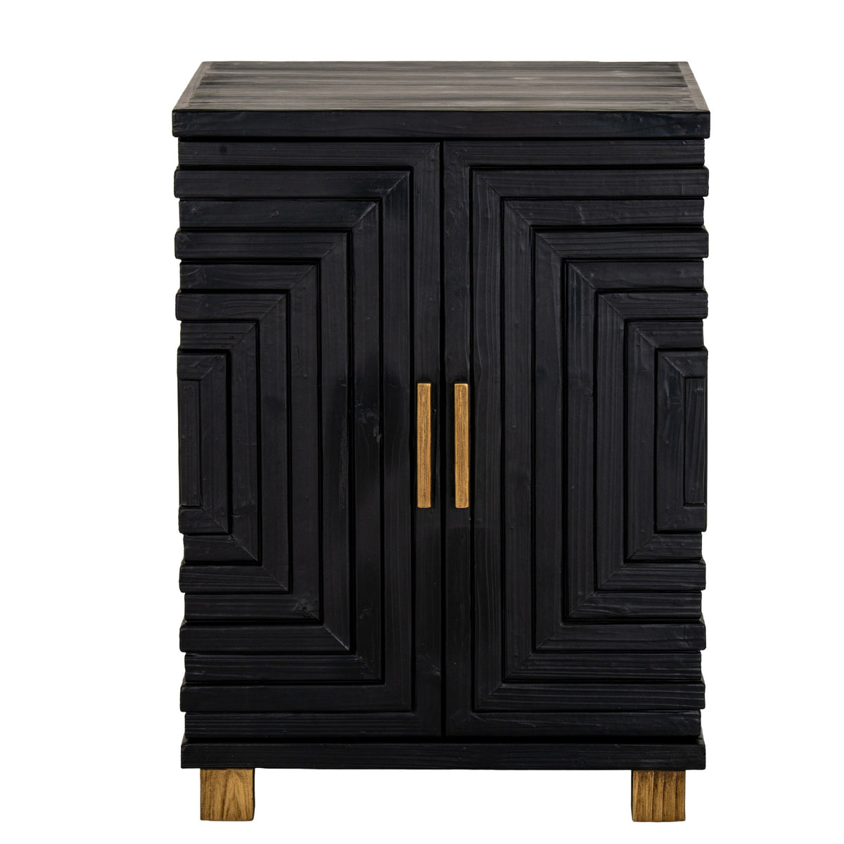 Lennox Black 2 Door Side Cupboard - image 4