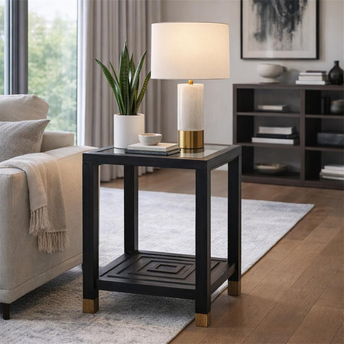 Lennox Black Side Table - image 1