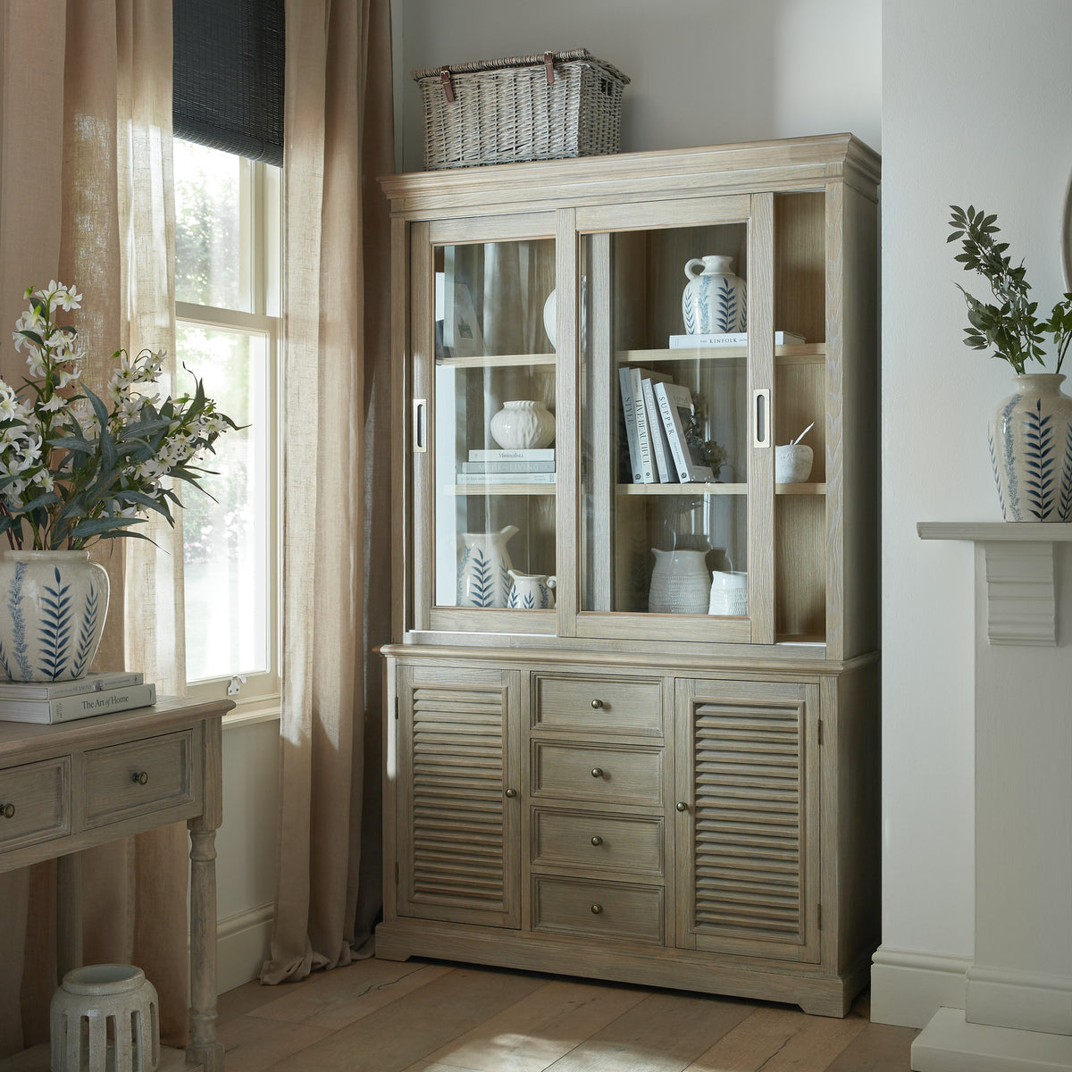Delphine Collection 2 Door 4 Drawer Large Dresser Base - image 2
