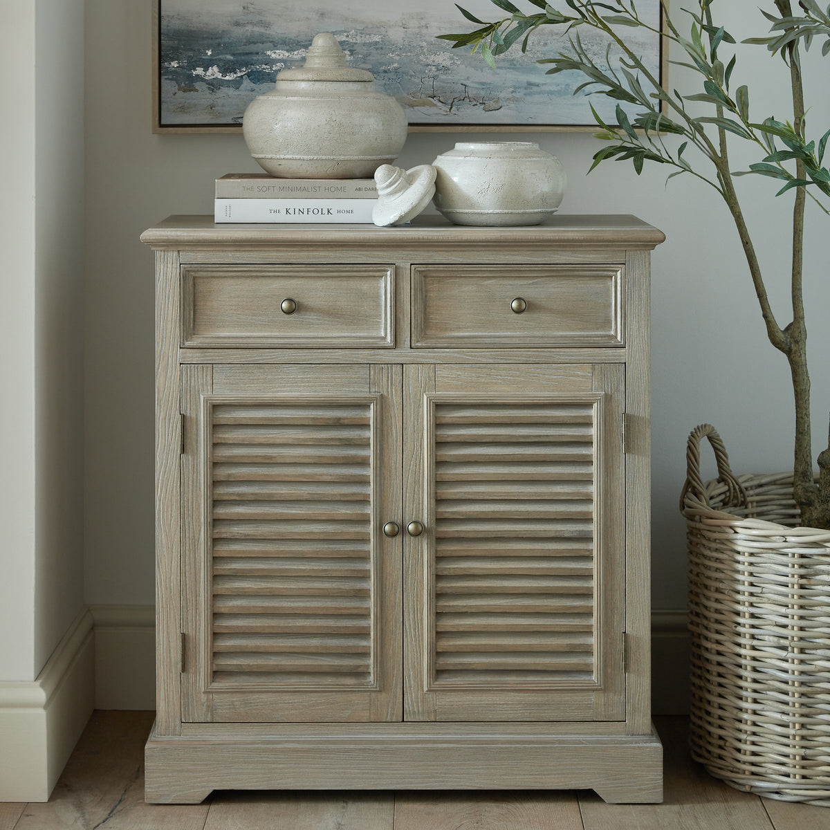 Delphine Collection 2 Drawer 2 Door Chest - image 1