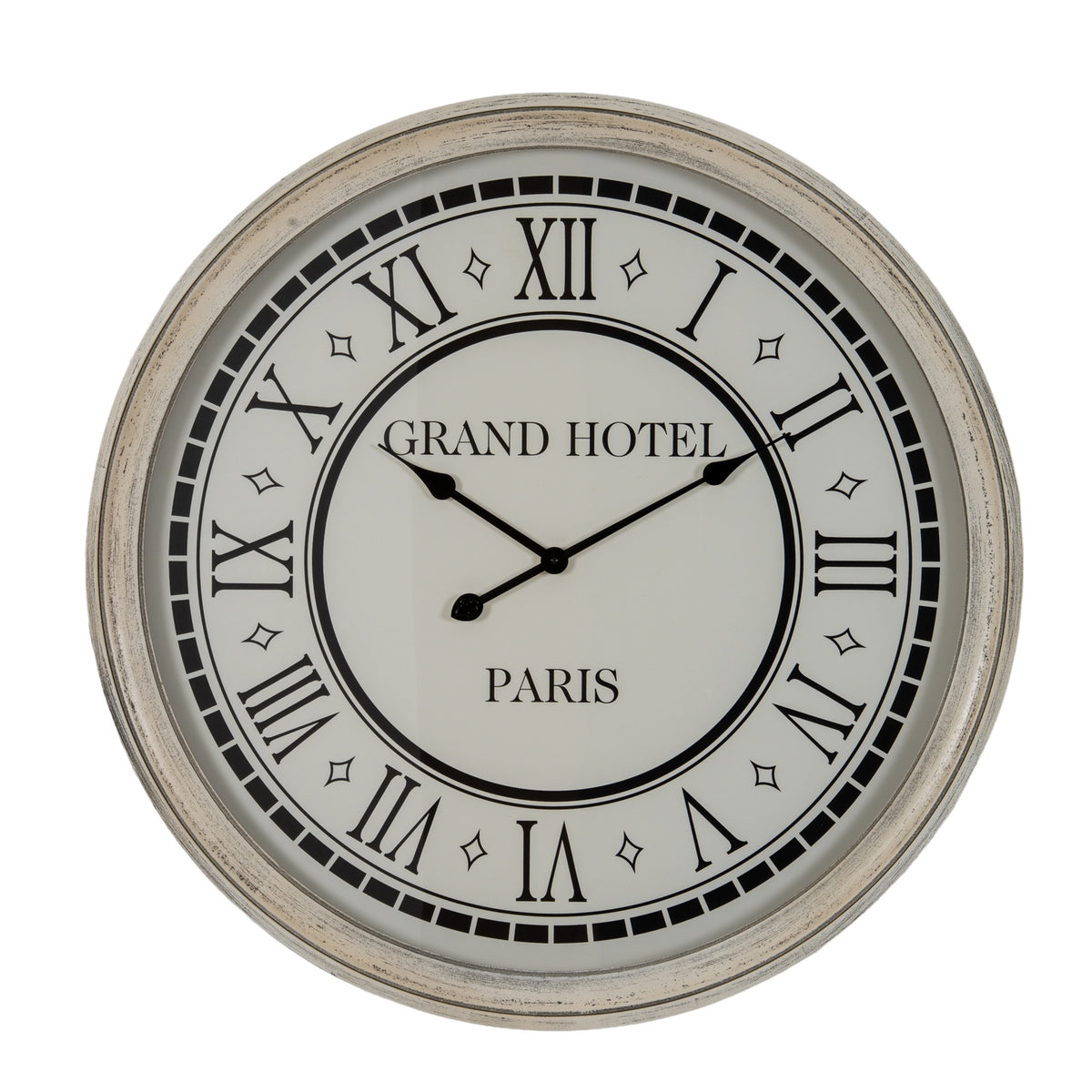 Hotel Paris Large Grey Clock With Glass - image 1