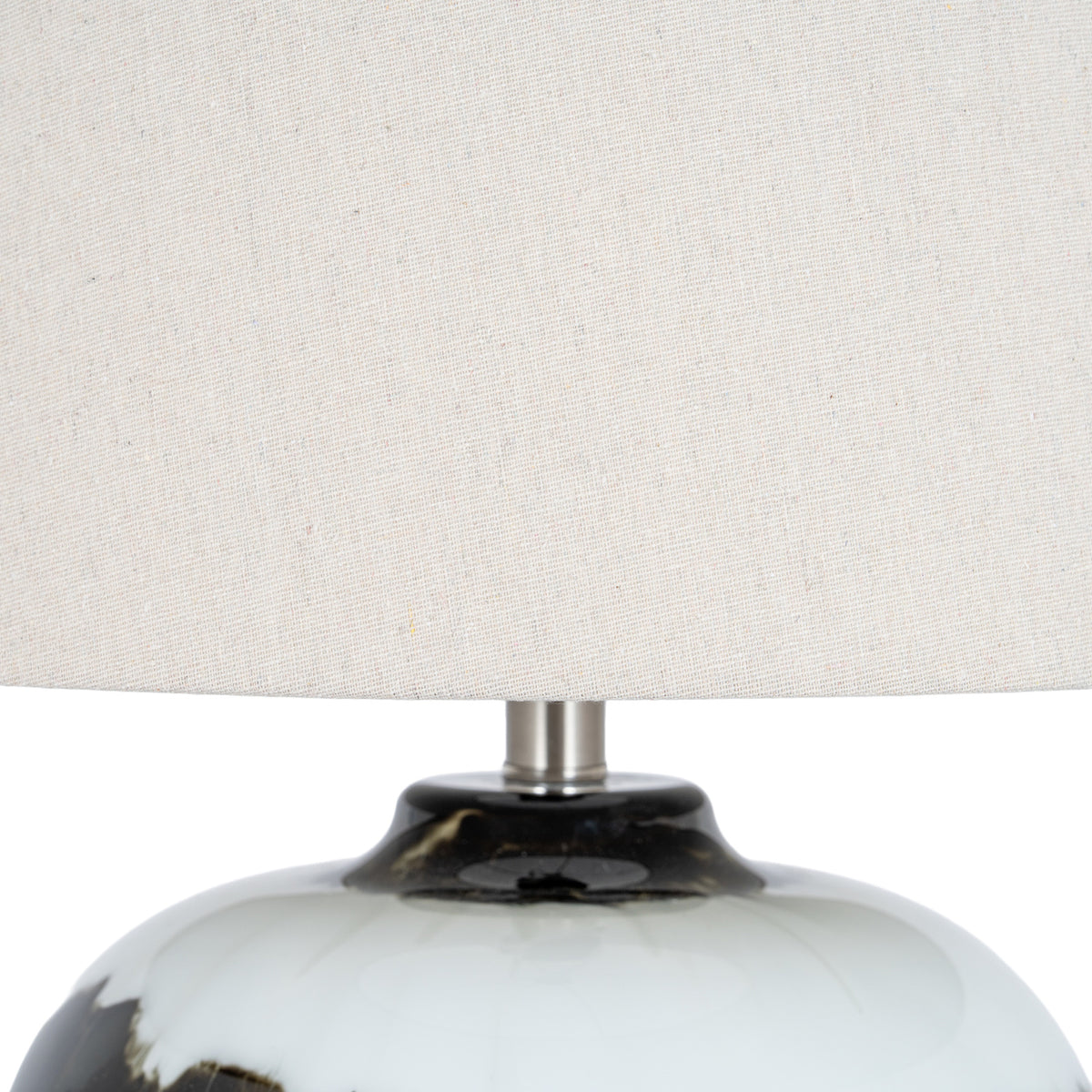 Midnight Shadows Table Lamp With Linen Shade - image 3