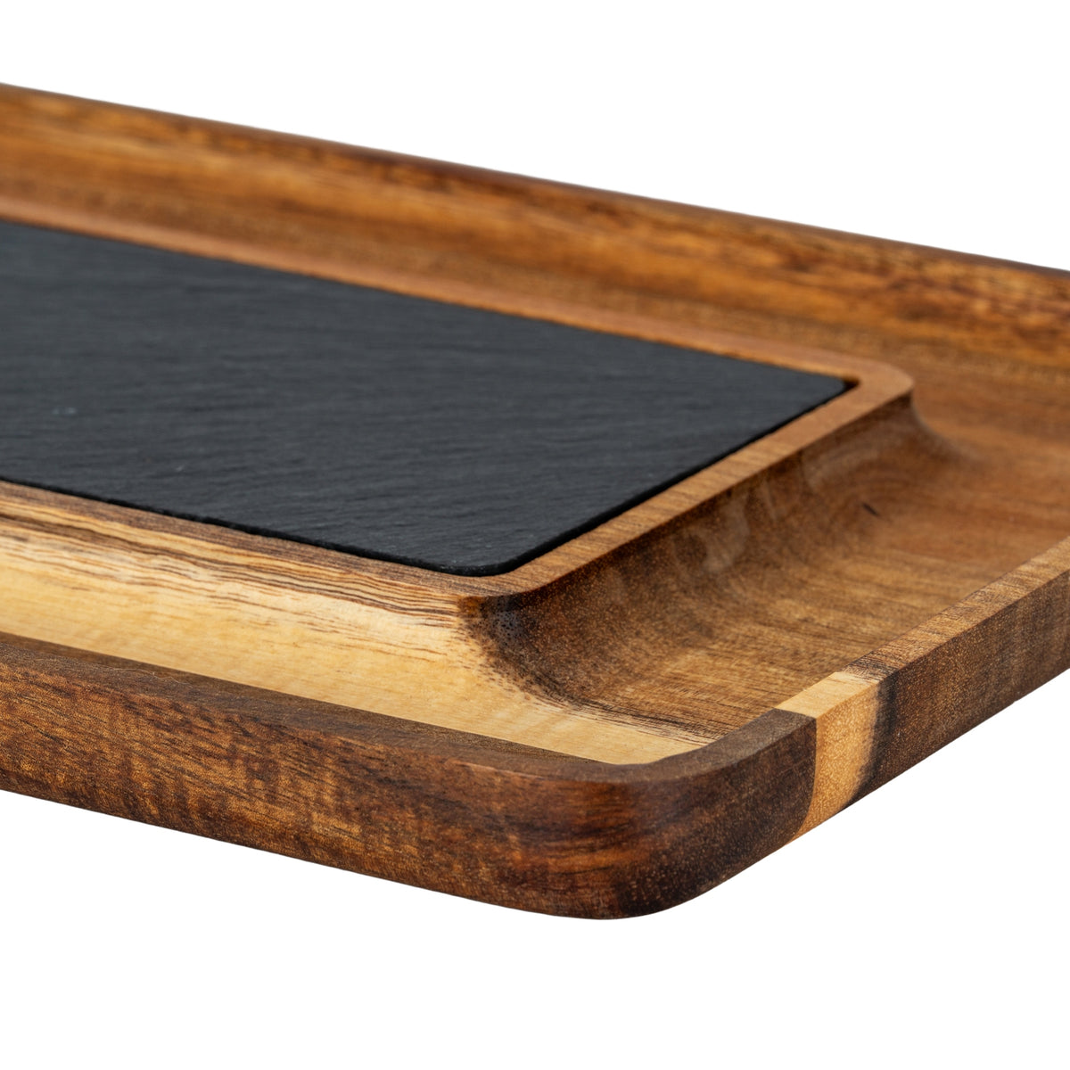 Acacia Serving Tray with Slate - image 4