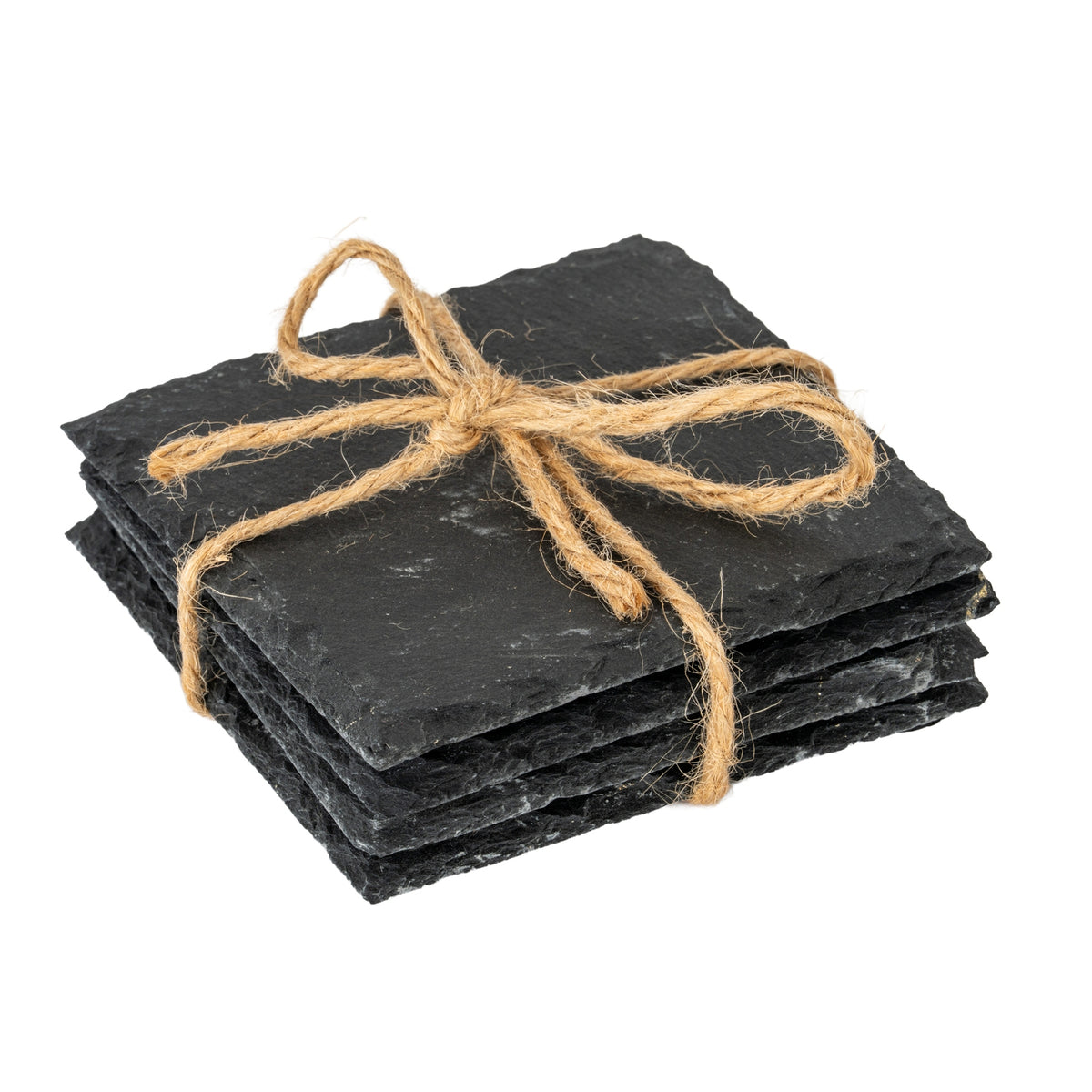 Set of Four Square Slate Coasters - image 1