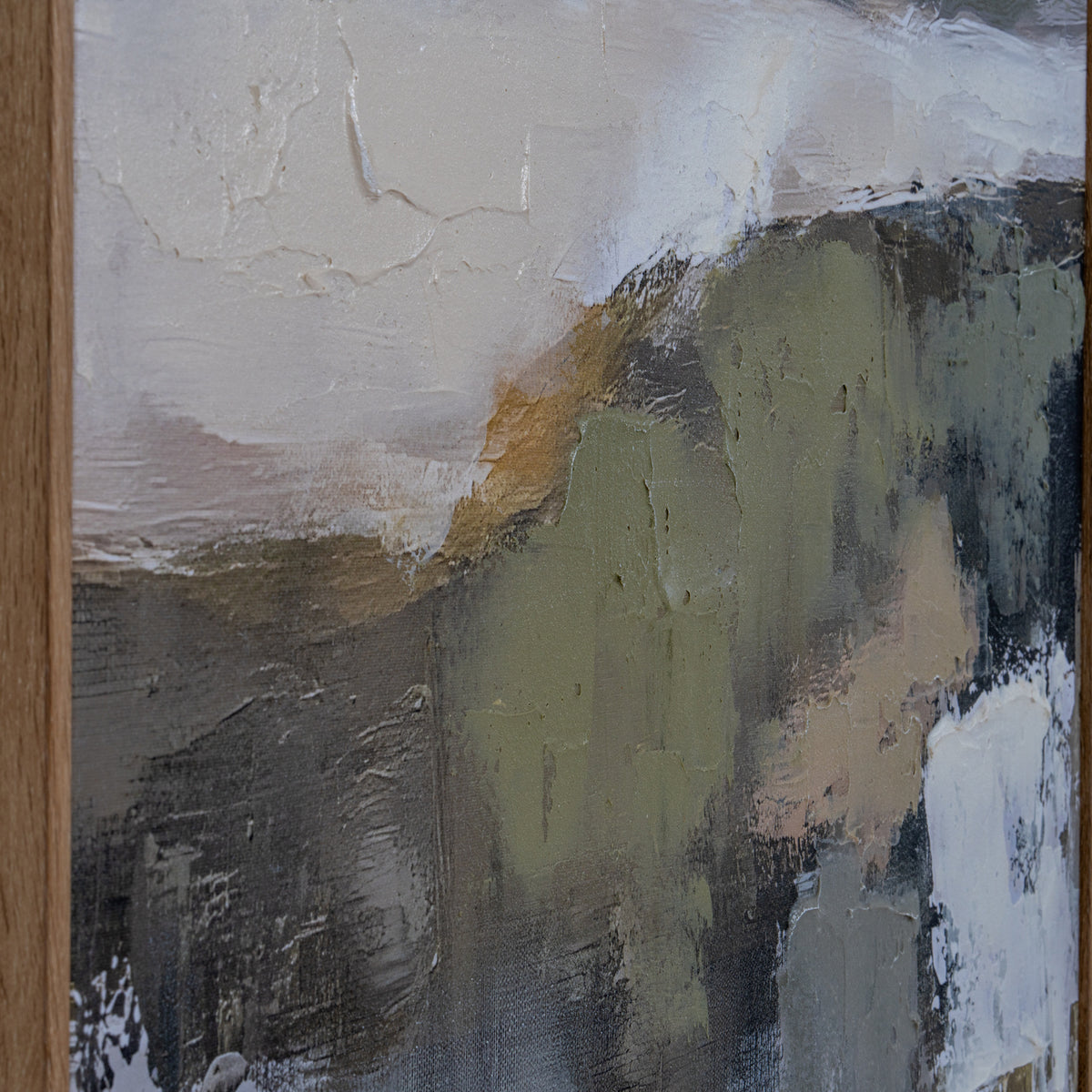 Hillside View Hand Painted Canvas in Frame - image 3