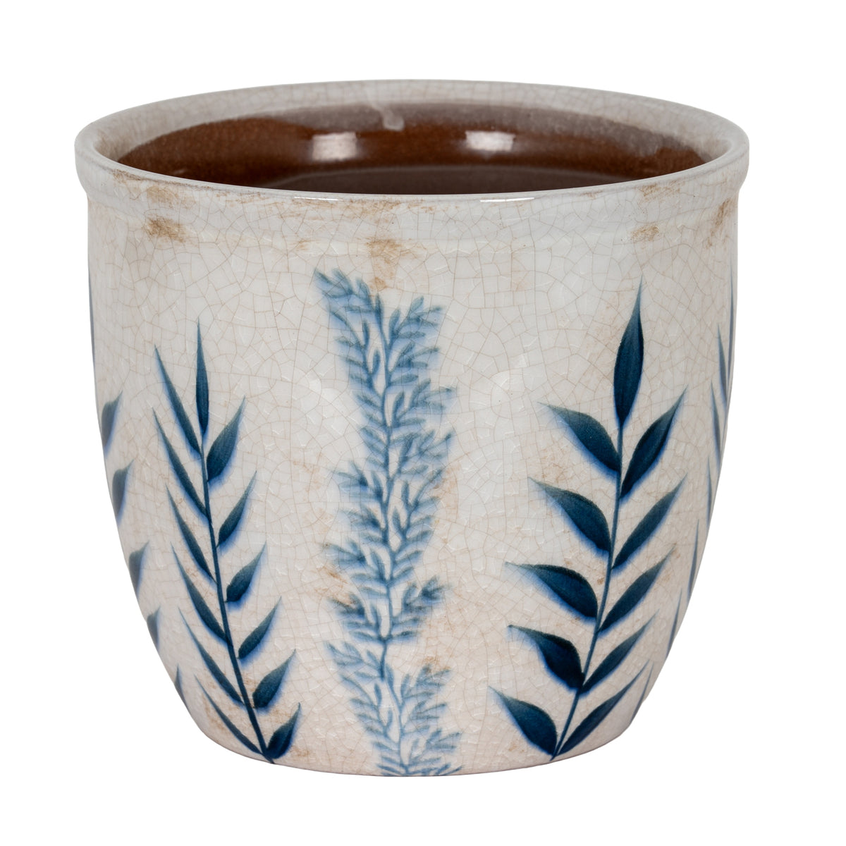 Small Blue Flora Planter Pot - image 1