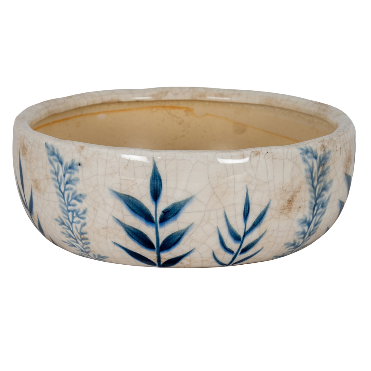 Small Blue Flora Bowl Pot - image 1