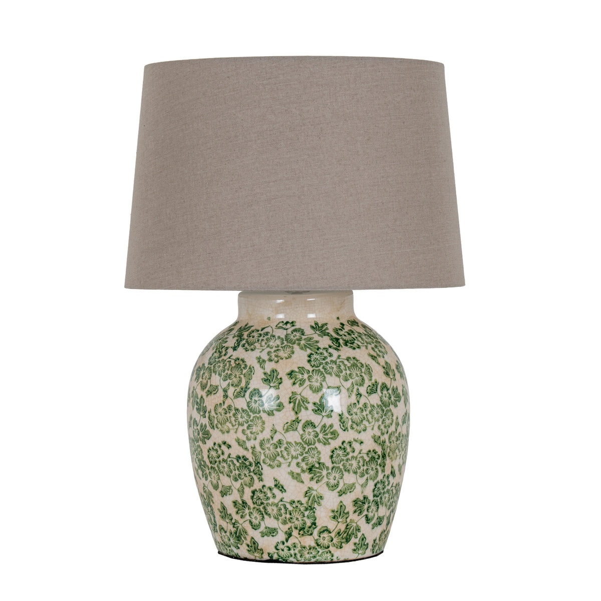 Green Clover Ceramic Pot Lamp - image 2