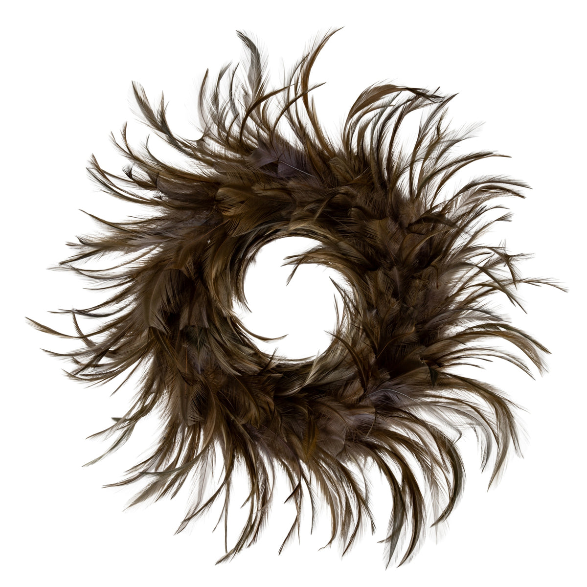 Fawn Feather Candle Wreath - image 1