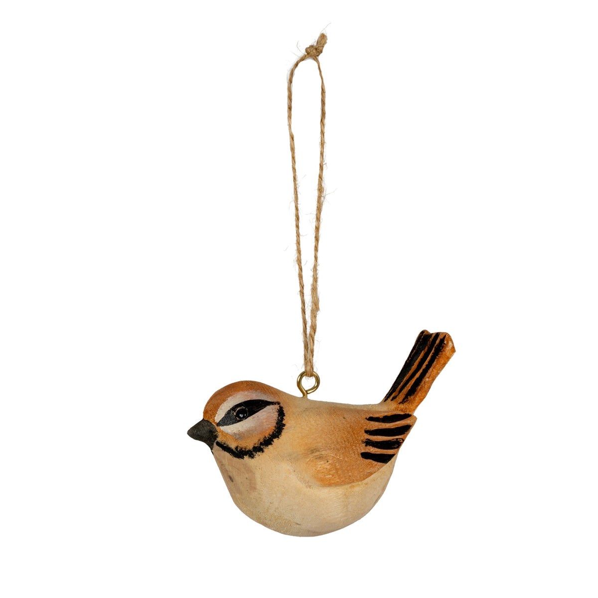 Wooden Tawny Bird Decoration - image 1