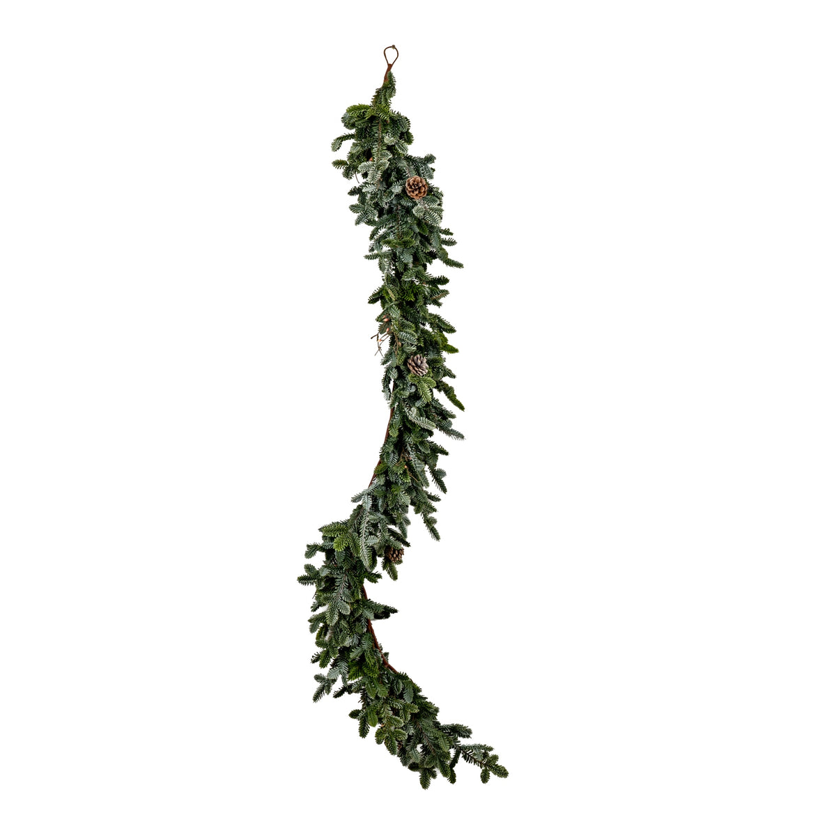 Woodland Pine Garland With Pinecones - image 1
