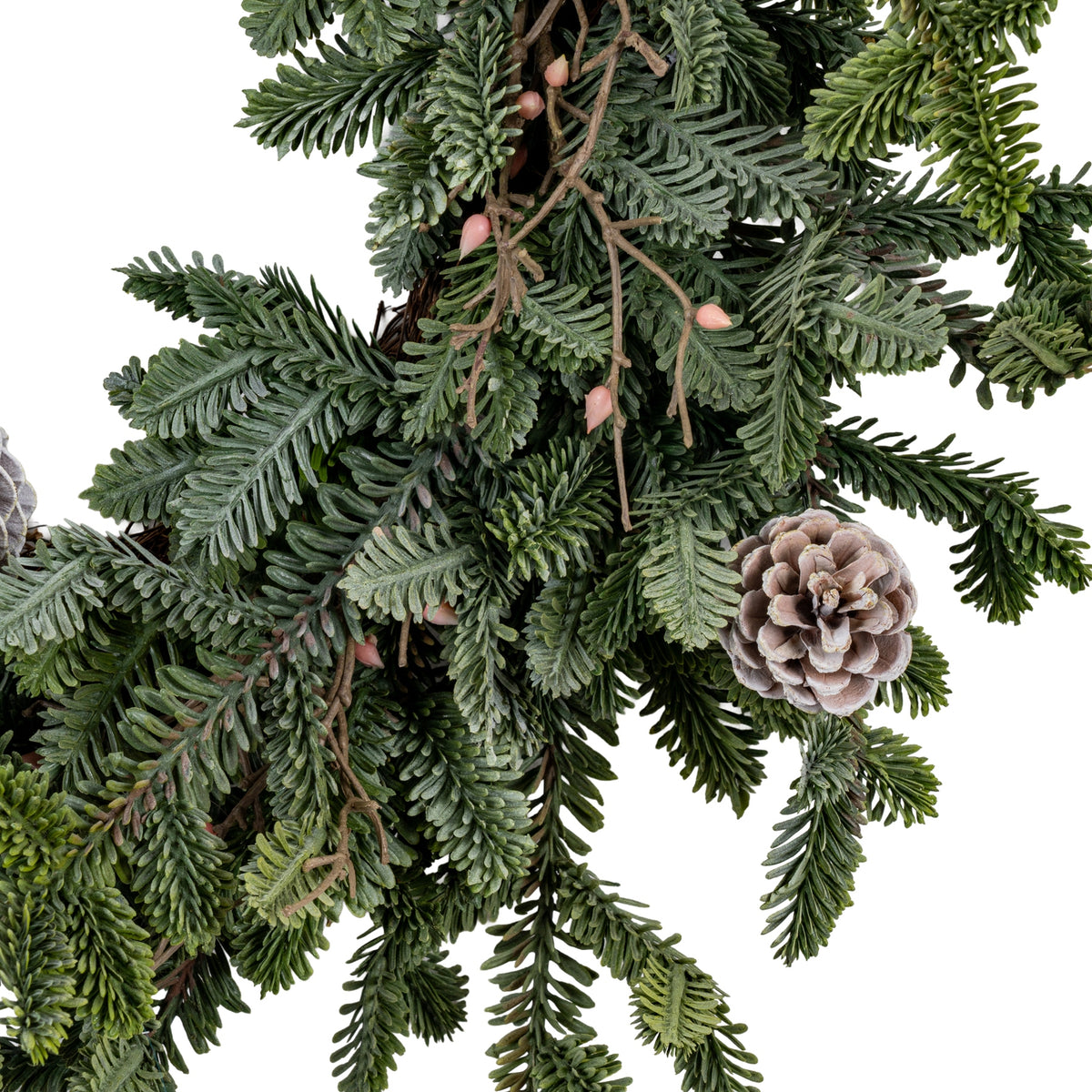 Woodland Pine Wreath With Pinecones - image 3