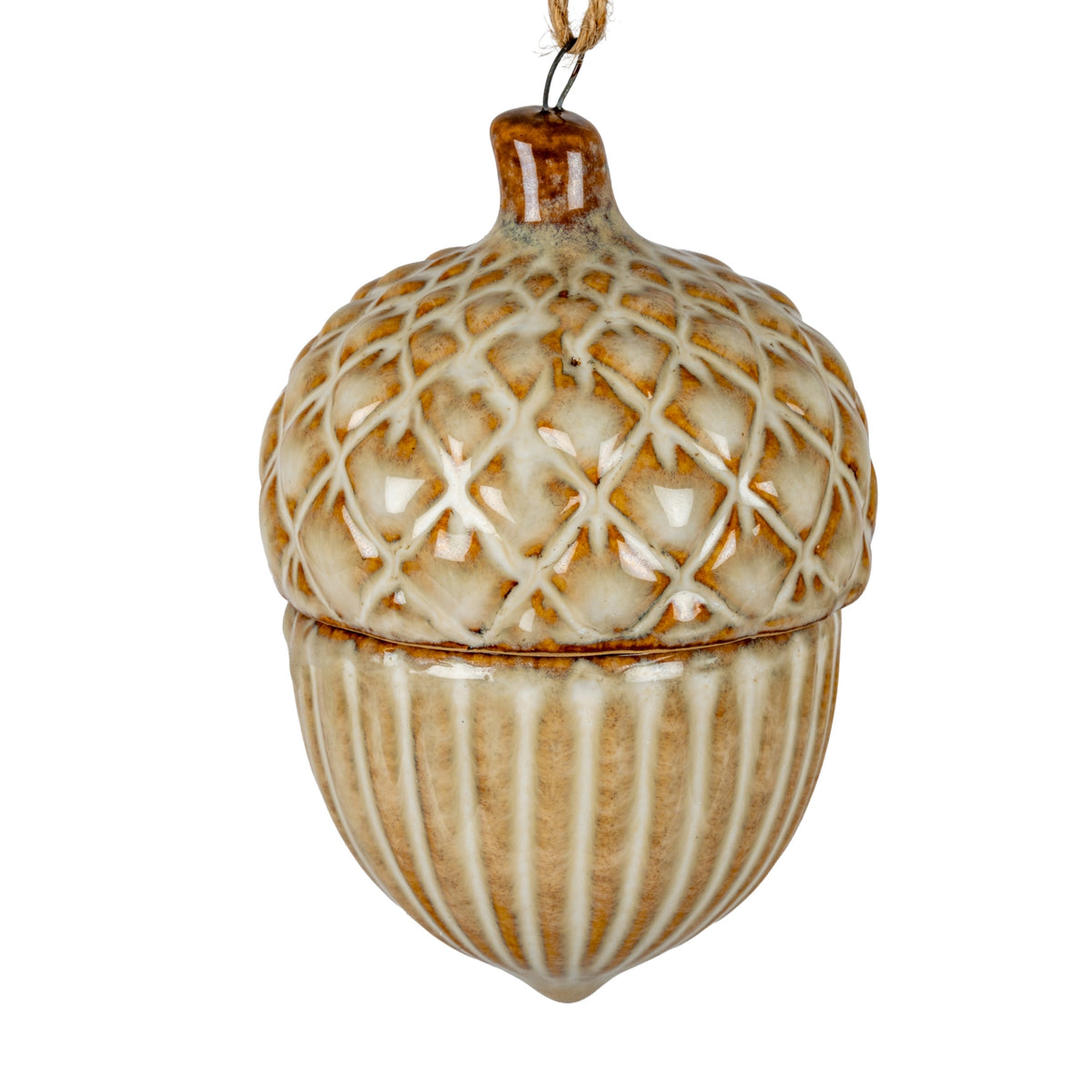 Hush Pinecone Ceramic Tree Ornament - image 2