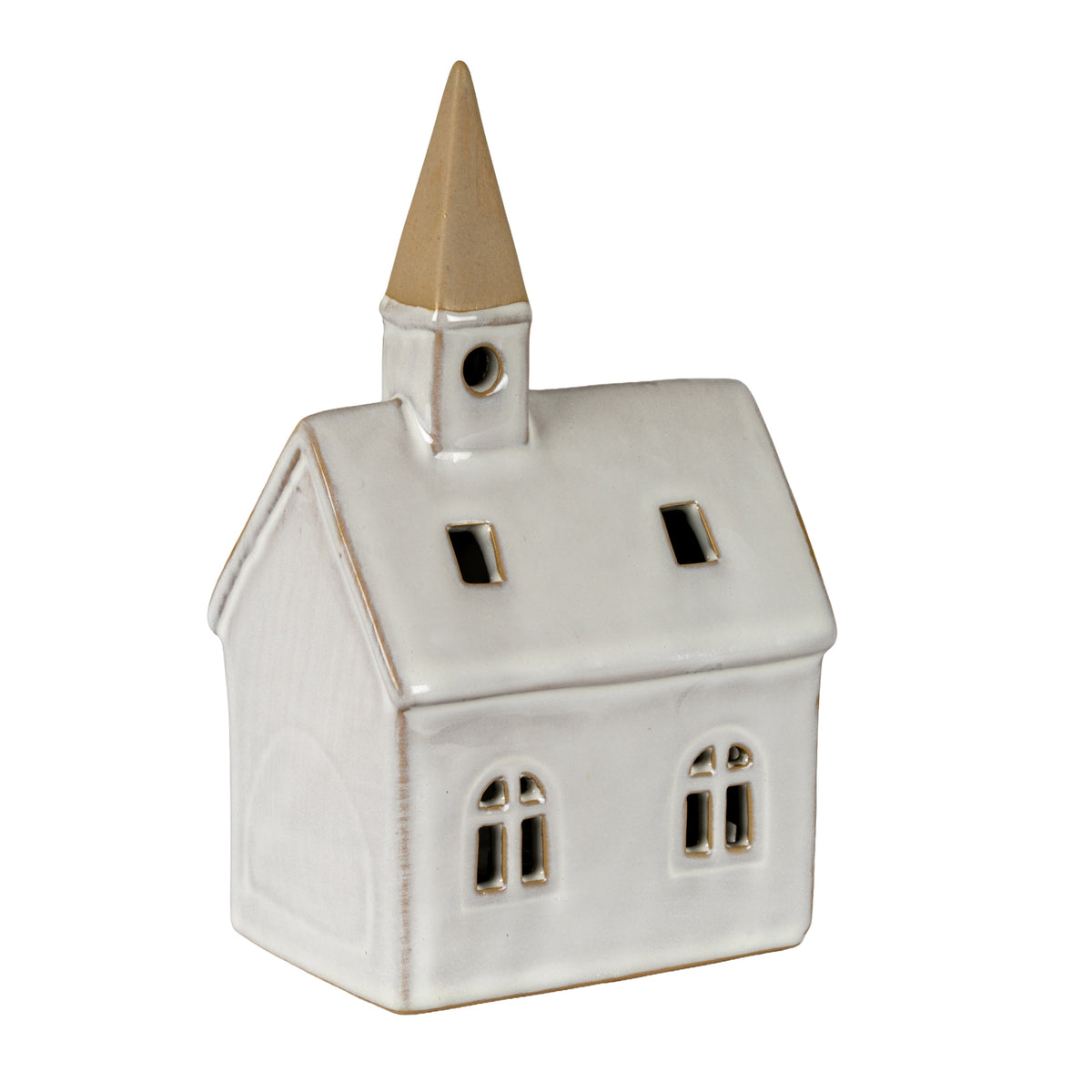 Alora Ceramic Church With LED Light - image 2