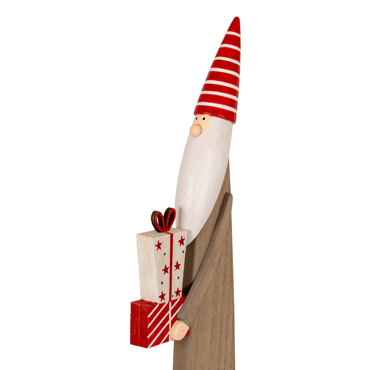 Wooden Festive Elf with Presents - image 2