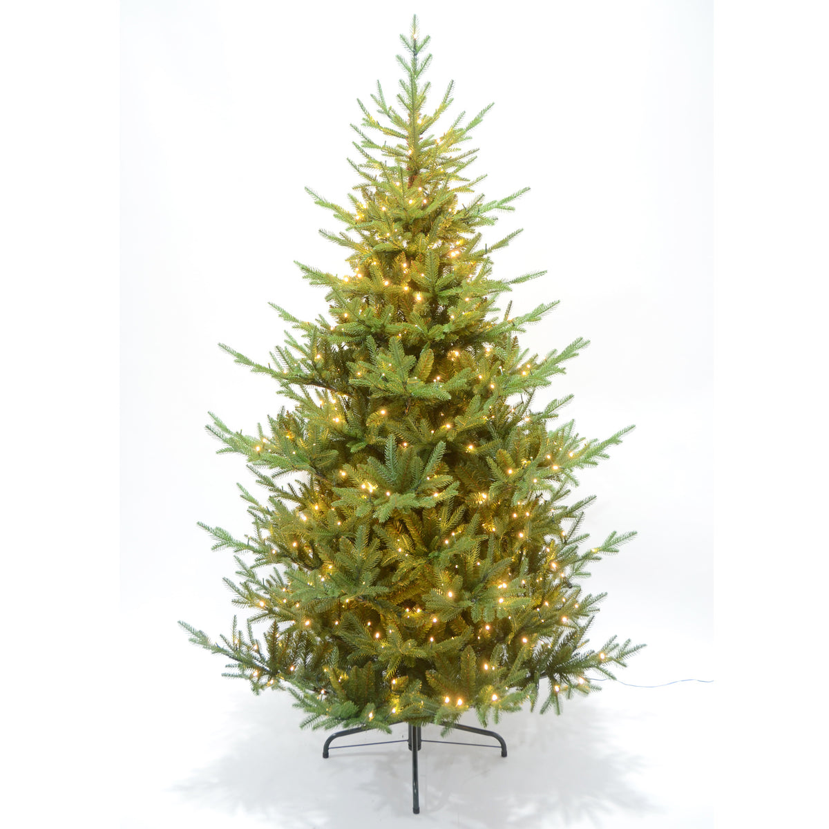 Green Spruce 7Ft Pre Lit 500 Led Christmas Tree - image 1