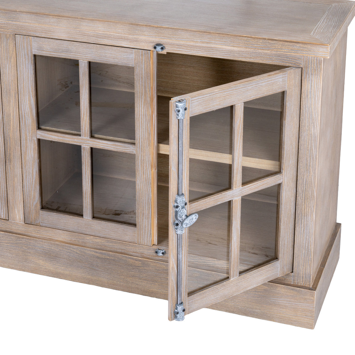 Haldon Collection 4 Door Glazed Sideboard - image 3