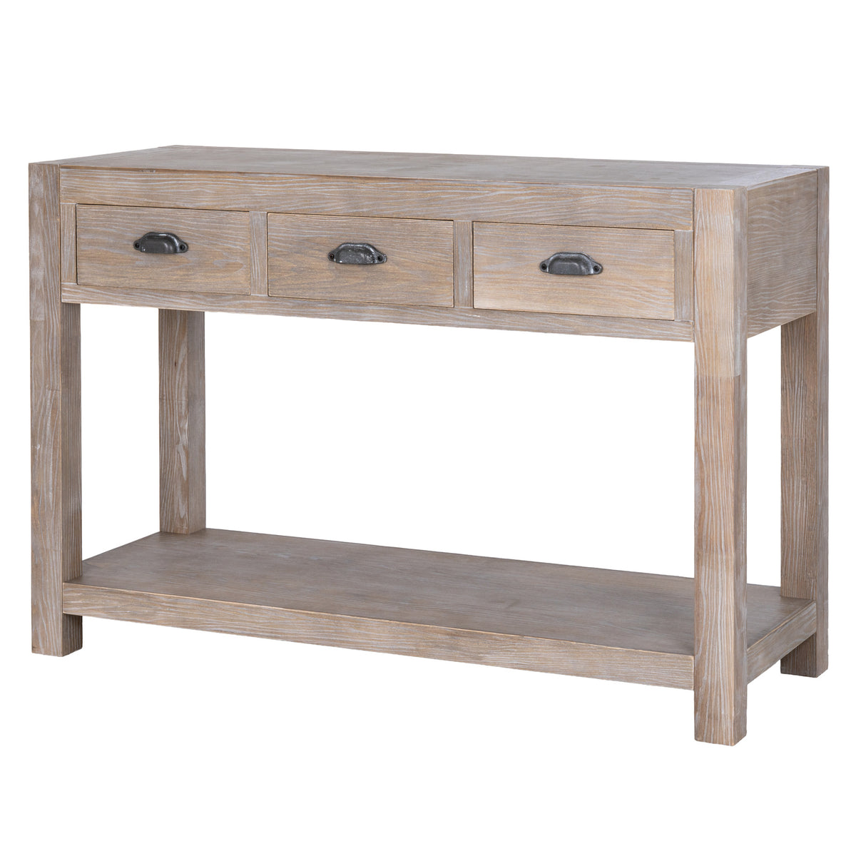 Haldon Collection 3 Drawer Console Table - image 1