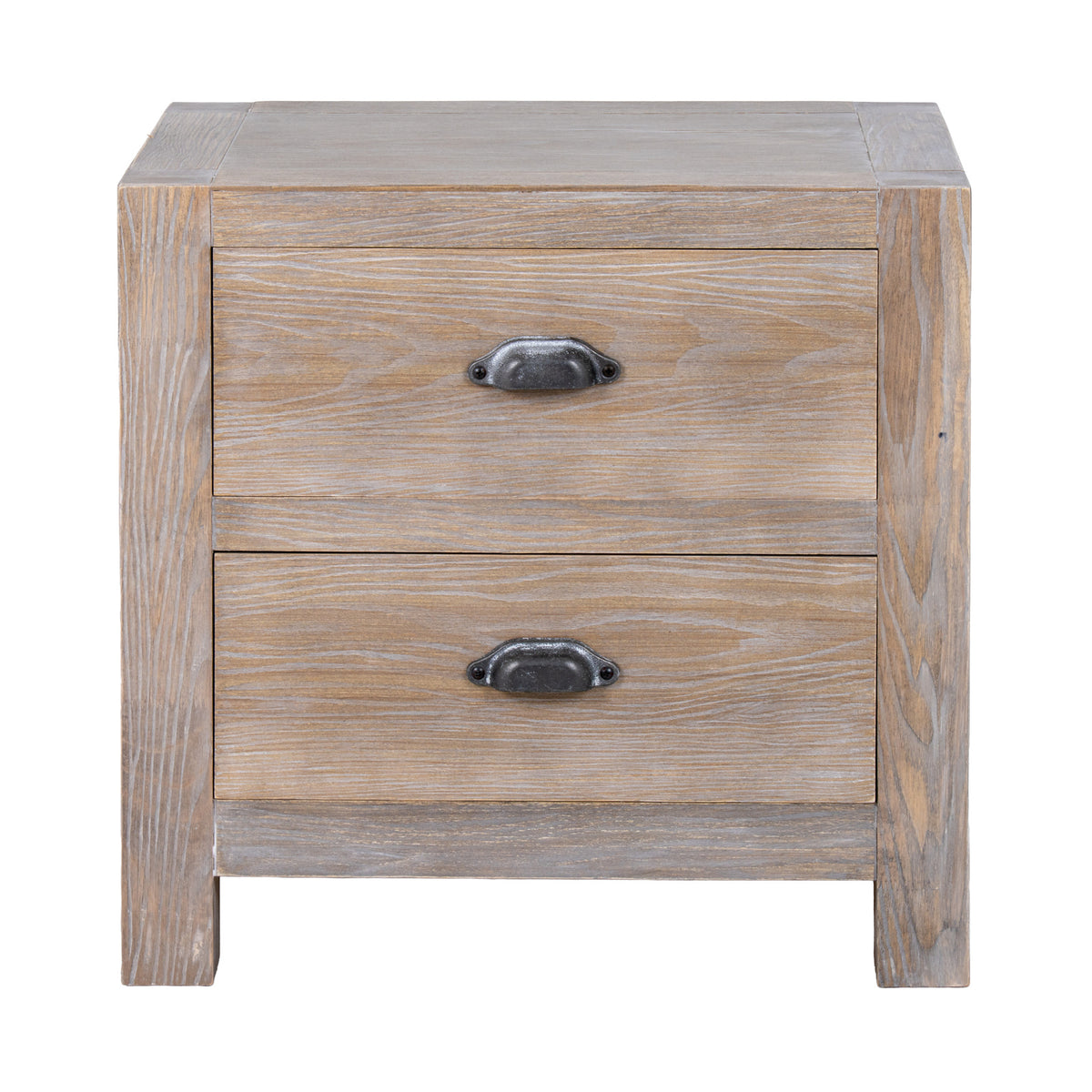Haldon Collection 2 Drawer Bedside Table - image 2