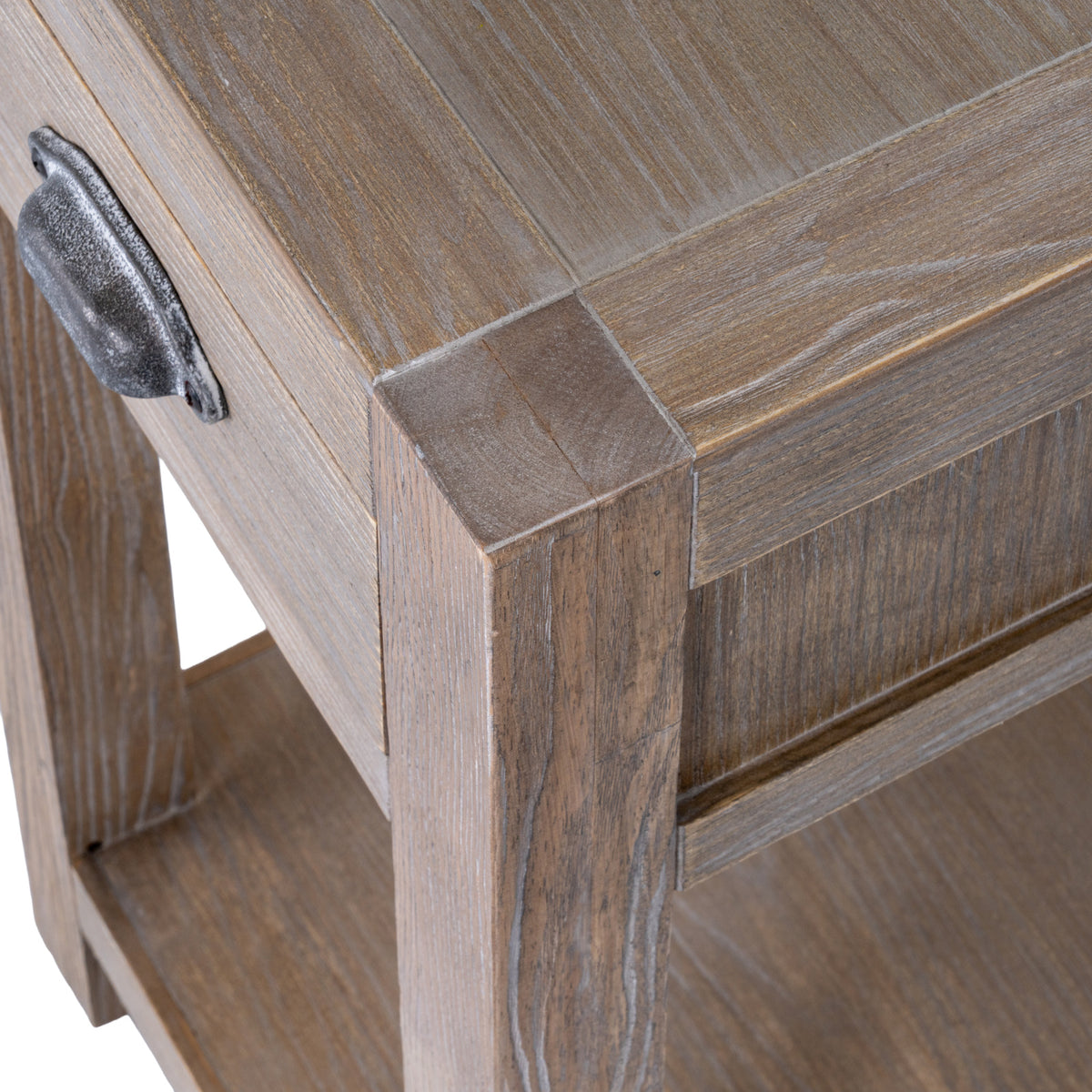 Haldon Collection Large 1 Drawer Lamp Table - image 4